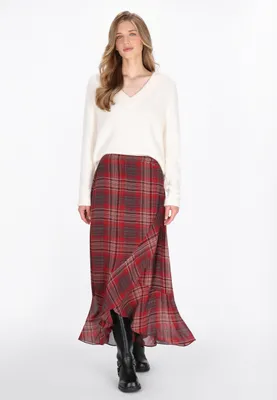 Produktbild von SAPORTA damen rock - rotes kragen, S