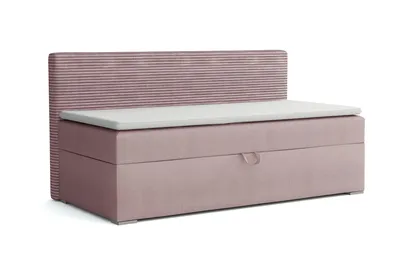 Produktbild von BOXBETT MATI 90/200 Rosa mit Bonell-Federkernmatratze H3