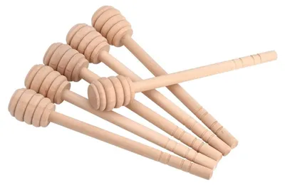 Produktbild von Holzlöffel – 50 Stück – Honiglöffel – Rührstäbchen – 15 cm – Hochwertige Qualität – Honigliebesel