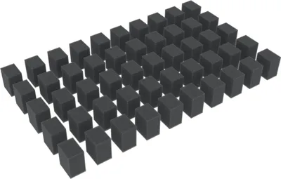 Produktbild von Schaumstoffquader 25x20x15mm – 50 Distanzstücke für Modellbau