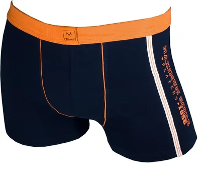 3er Pack marineblaue Remixx Boxershorts gekämmte Baumwolle mit 5% Elasthan