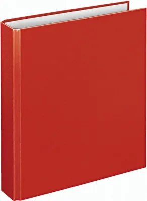 Image de Classeur à anneaux Veloflex Basic, DIN A5, PP, mécanisme à anneaux 2D, rouge