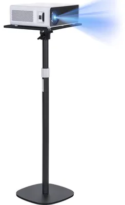 Obrázek produktu pro Nastavitelný držák pro projektor do výšky 129 cm – otočný o 360° a stabilní