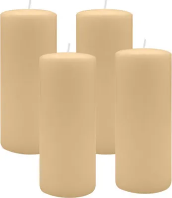 Produktbild von 4er Set Adventskranzkerzen Pinie Ø 60 x 200 mm