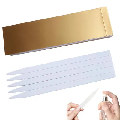 100 Aromatherapie-Teststreifen aus Papier, 13,5 x 0,8 cm, Einweg