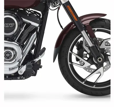 Image de PUIG 21642N Extension de garde-boue avant pour HARLEY DAVIDSON SOFTAIL LOW RIDER S FXLRS Noir