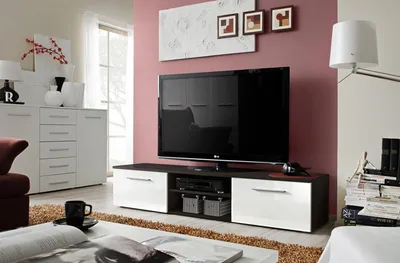 Produktbild von Modern TV-Ständer Wohnzimmer Möbel TV-Schrank Holz Design Sideboard Neu