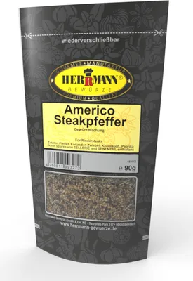 Produktbild von BBQ Americo Steakpfeffer Gewürzzubereitung 90g