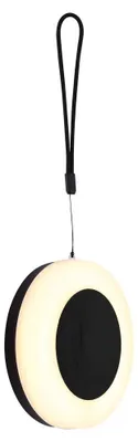 Produktbild von LED Solarleuchte, Edelstahl, schwarz, Touchdimmer, D 12,5 cm