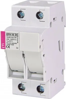 Produktbild von ETI Sicherungssockel EFH 10 DC 2P (002540203)