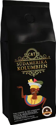 Produktbild von Länderkaffee Aus Südamerika - Kolumbien (Ganze Bohne,500g) - Spitzenkaffee - Säurearm, Schonend Und Frisch Geröstet