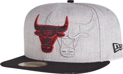Produktbild von New Era 59Fifty Cap - SCREENING Chicago Bulls grau - 7 1/2