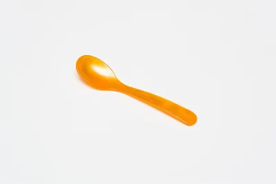 Produktbild von G.F. Heim Söhne Eierlöffel aus Acrylglas orange 12,5cm