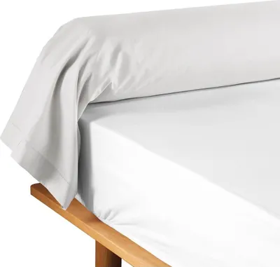 Image de Taie d'oreiller - Douceur d'Intérieur - LINA - Coton - 185 x 85 cm - Blanc