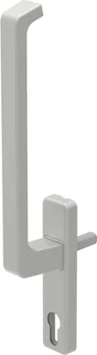 Immagine prodotto di GU HS DIRIGENT Maniglia girevole a 180° con rosa interna e PZ argento