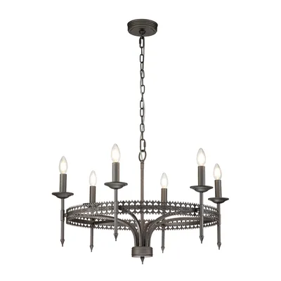 Immagine prodotto di Lampadario a  in ferro Elstead Lighting CROWN6