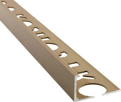 Produktbild von Alu L-Profil Fliesenschiene Fliesenprofil Schiene L270cm 10mm bahama
