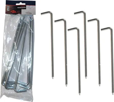 Produktbild von Zeltheringe Heringe Heringssatz Bodenanker 6 Stk. Erdnagel Camping Vorzelt Zelt (5)