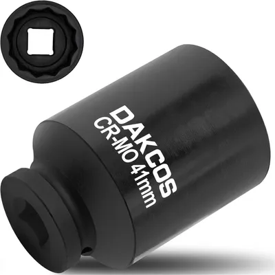 Obrázok produktu pre Nárazový kľúč, 12-hranný, 41 mm, 1/2", CR-MO, hĺbka 78 mm
