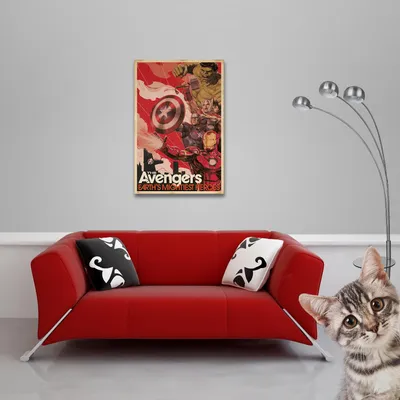 Produktbild von Avengers - Poster - Earths mightiest heroes + 1 Ü-Poster der Grösse 61x91,5cm