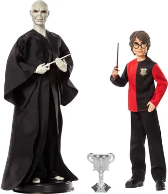 Image de Ensemble de figurines MATTEL Harry Potter + Voldemort. GNR38