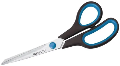 Produktbild von Universalschere SoftGrip 21 cm schwarz/blau