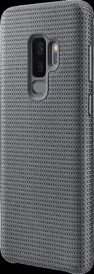 Produktbild von Samsung HyperKnit Cover EF-GG965 für Samsung Galaxy S9+ Plus Grau | Stoff Case