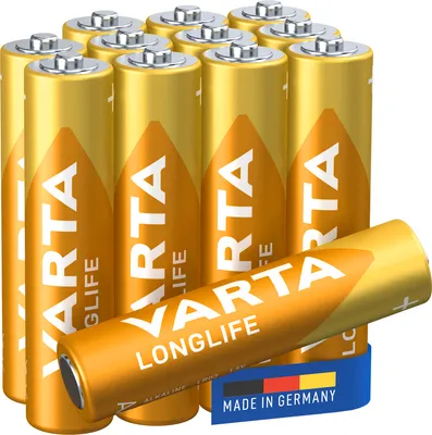 Image de Piles Varta LONGLIFE AAA Micro LR03 12St.