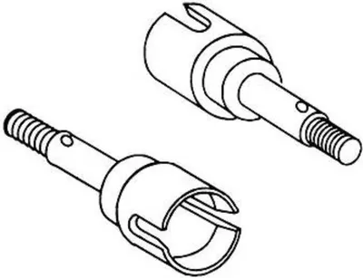 Produktbild von Robitronic Antriebswelle Radachse (2 Stk)