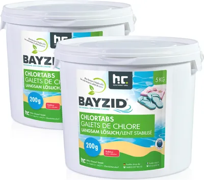 Produktbild von 2x 5 kg BAYZID® Chlortabs 200g langsam löslich