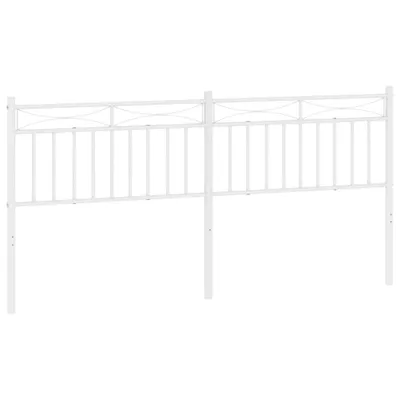 Produktbild von vidaXL Ersatz-Kopfteil Metall Weiß 200 cm