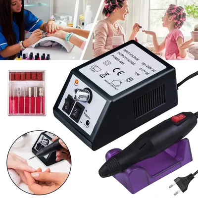 Produktbild von Elektrische Nagelfräser Nagelfeilen Nagelbohrer Nailart Maniküre Set mit 6 Bits