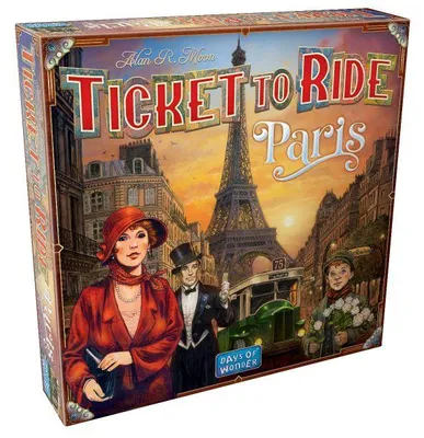 Immagine prodotto di Ticket to Ride Parigi – Gioco Rapido con la Mappa di Parigi (EN)