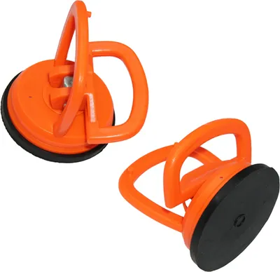 Produktbild von 2 MINI Einhand Gummisauger Glassauger Saugheber für Fliesen Spiegel iMac Ø 55 mm