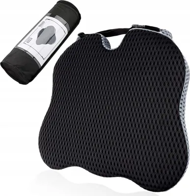 Produktbild von STILVORA Sitzkissen Auto 4D mit Memory-Schaum – Orthopädisches Nackenkissen, Rückenstütze, ergonomisches Sitzpolster, Auto Komfort & Haltung