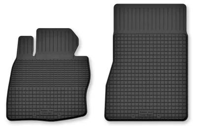 Image de Tapis avant en caoutchouc pour BMW X6 F16 2014-2020 (SUV) – 2 pièces, noirs, semi-universel, adapté