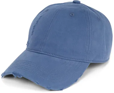 Produktbild von styleBREAKER Uni Baseball Cap Destroyed Look mit Rissen, 6 Panel Cap Einfarbig, Basecap Schnalle verstellbar 04023092