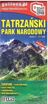 Image de Carte touristique du Parc National des Tatras, échelle 1:27 500