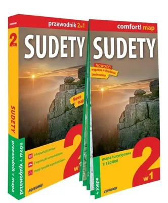 Zdjęcie produktu dla Sudety przewodnik + mapa
