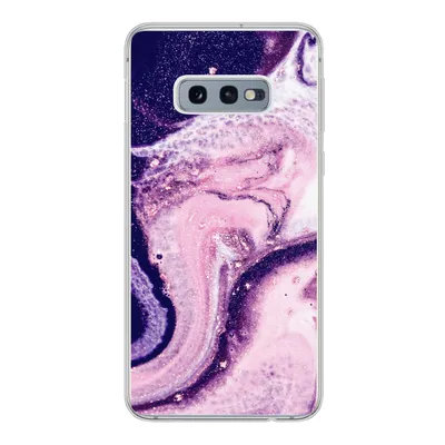 Produktbild von MuchoWow® Handyhülle Schutzhülle Hülle für Samsung Galaxy S10e Marmor - Glitzer - Chic Silikon Softcase Handy Hülle - Handy