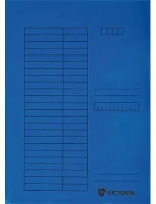 Obrázok produktu pre Doska s chlopňami, kartón, A4, VICTORIA OFFICE, modrá