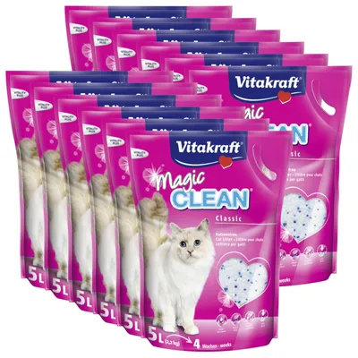 Produktbild von Vitakraft Katzenstreu Magic Clean - 12x 5 Liter