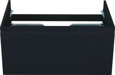 Produktbild von Sanox Waschtischunterschrank Frozen BxHxT 80 x 40 x 45 cm Frontfarbe schwarz matt