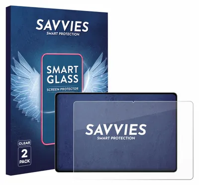 Produktbild von 2x Savvies Schutzglas Folie für Honor Magicpad 4 12.3" 9H Panzer Schutzfolie Glas Displayschutz klar transparent
