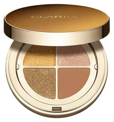 Produktbild von Clarins Ombre 4 Couleurs, Puder, Metallisch, Rauchig, Glättend, Bronze, Sand and Gold, 4 Farben, Matte, Metallisch, Satin