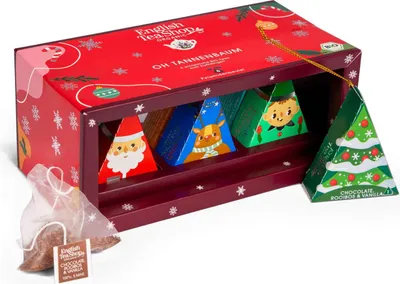 Produktbild von ETS - Wintertee Geschenk "Oh Tannenbaum", BIO, 6 Pyramidenbeutel