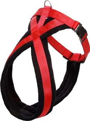Immagine prodotto di Karlie Art Sportiv Plus Pettorina per cani Cross, colore: nero/rosso, misura: 42-50 cm x 15 mm