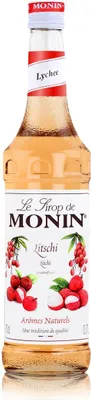 Zdjęcie produktu dla Syrop Monin o smaku liczi 700 ml – do koktajli, koktajli mlecznych i kawy (1 opakowanie)