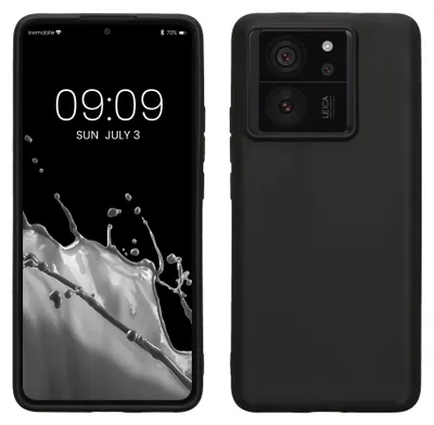 Produktbild von kwmobile Handyhülle für Xiaomi 13T / 13T Pro Hülle - TPU Case - Kabelloses Laden - Schutzhülle Cover in Schwarz matt