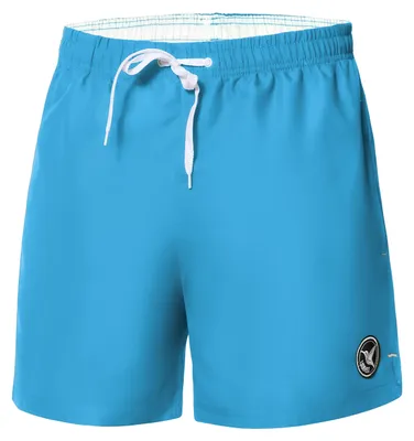 Image de Ladeheid Hommes Short de bain Beachshorts Pantalon de natation LA40-198 (bleu clair, M)